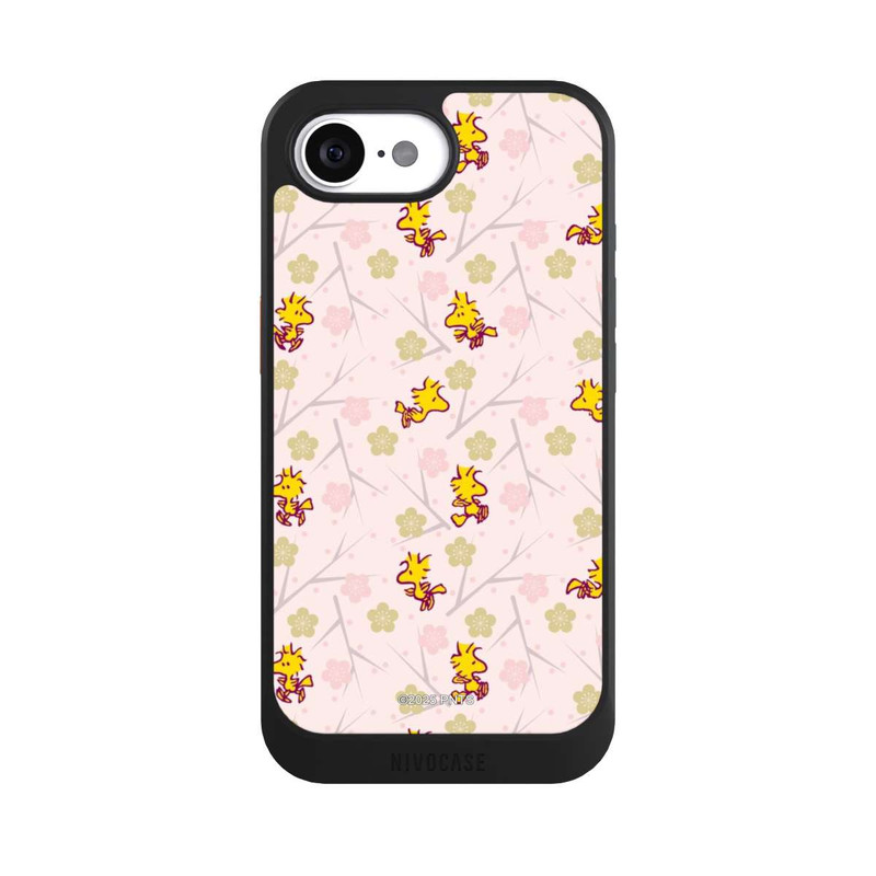 iPhone 16e NIVOcore Woodstock Pink Pattern