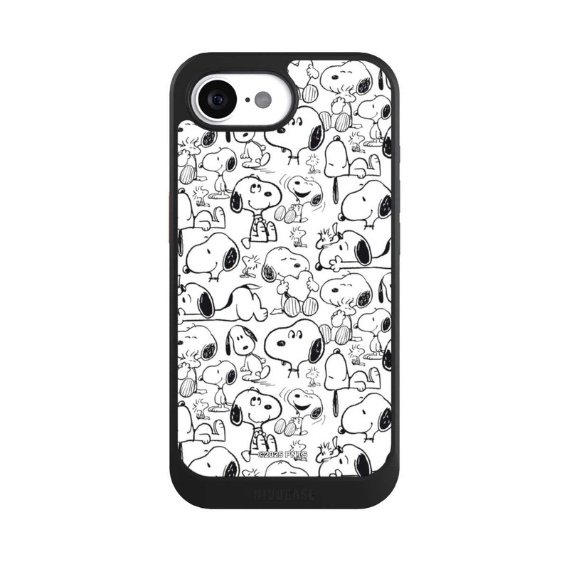 iPhone 16e NIVOcore Classic Snoopy Pattern White