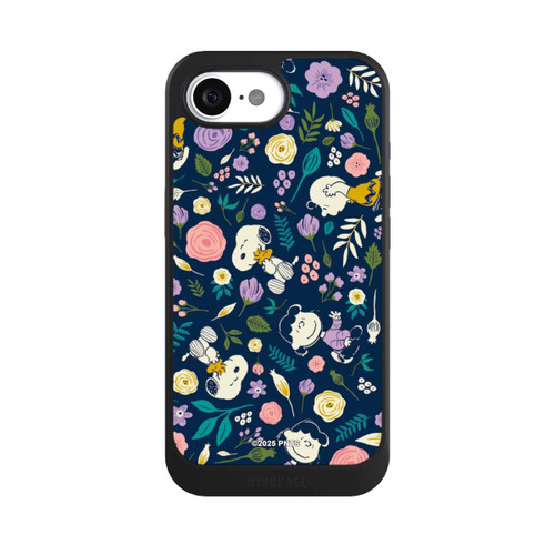 Apple iPhone 16e NIVOcore Peanuts Dark Flower Pattern