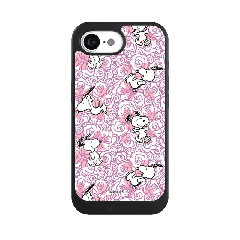 iPhone 16e NIVOcore Peanuts Pink Roses Pattern