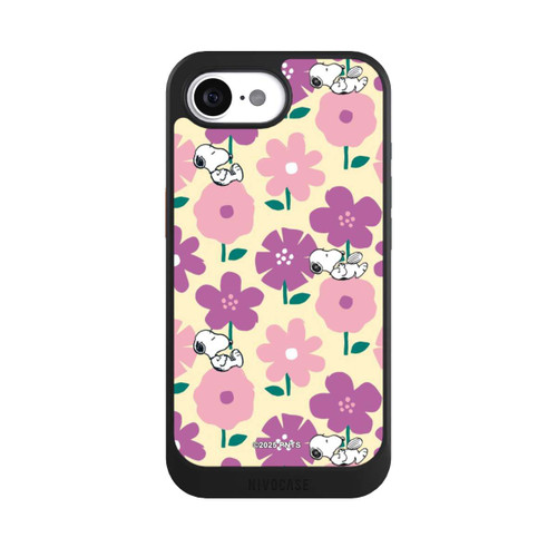 Apple iPhone 16e NIVOcore Peanuts Flower Pattern Yellow
