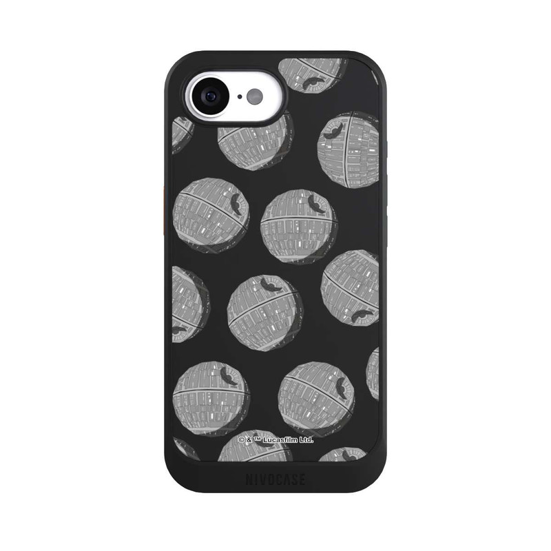 iPhone 16e NIVOcore death-star-pattern-transparent