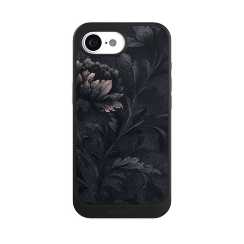 Apple iPhone 16e NIVOcore Dunkles Blumenmuster Vintage