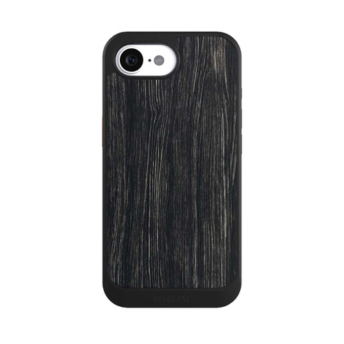 Apple iPhone 16e NIVOcore Dunkle Holzstruktur