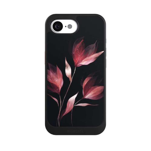 Apple iPhone 16e NIVOcore Burgunderrote Blume Negativ