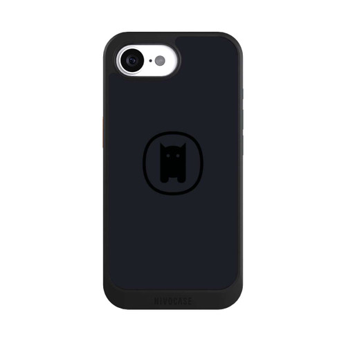 Apple iPhone 16e NIVOcore Nivocase Logo Large Black Gray