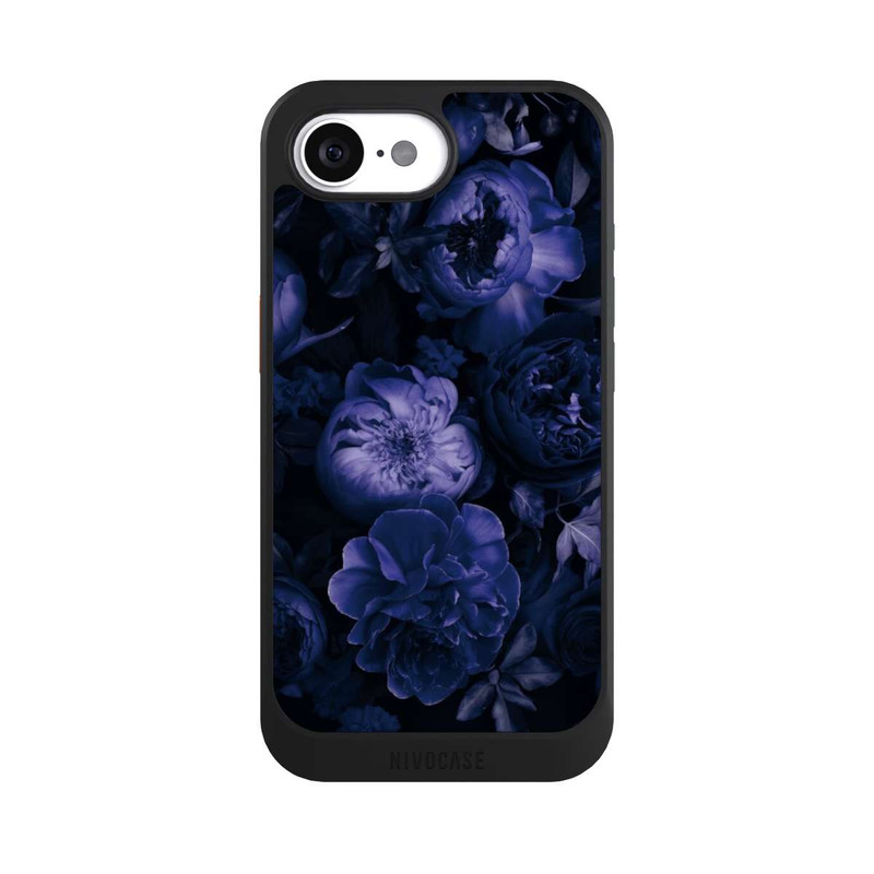 iPhone 16e NIVOcore Victorian Grandeur Large Flowers Purple Mit KI