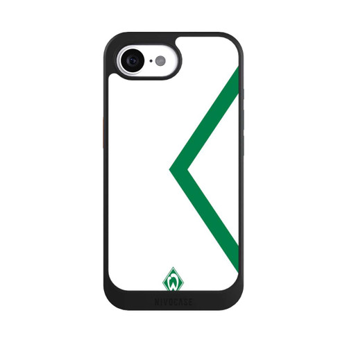 Apple iPhone 16e NIVOcore Werder Bremen Rautenelement Grün
