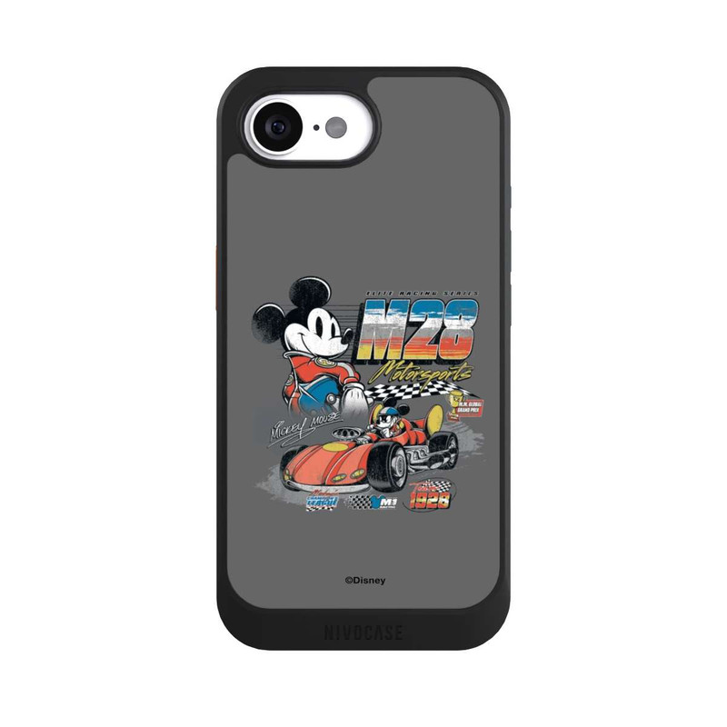 iPhone 16e NIVOcore Micky Maus Rennauto M28