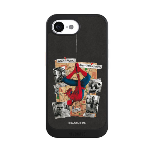 Apple iPhone 16e NIVOcore Spider-Man Tableau d'enquête