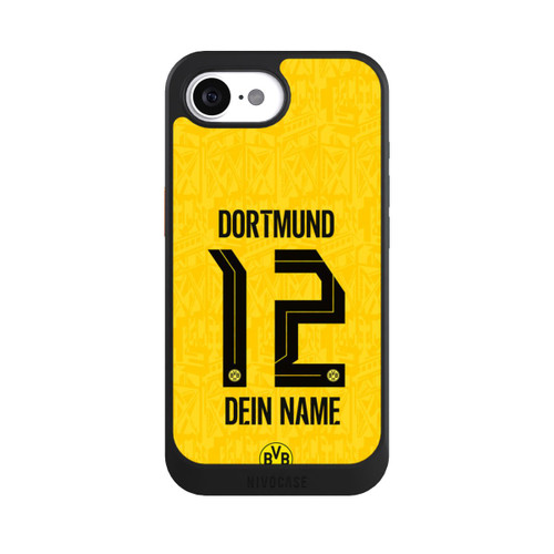 Apple iPhone 16e NIVOcore BVB Trikot Personalisierbar 26-27