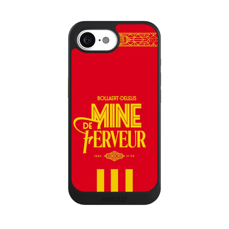 iPhone 16e NIVOcore RC Lens Mine de Ferveur rouge