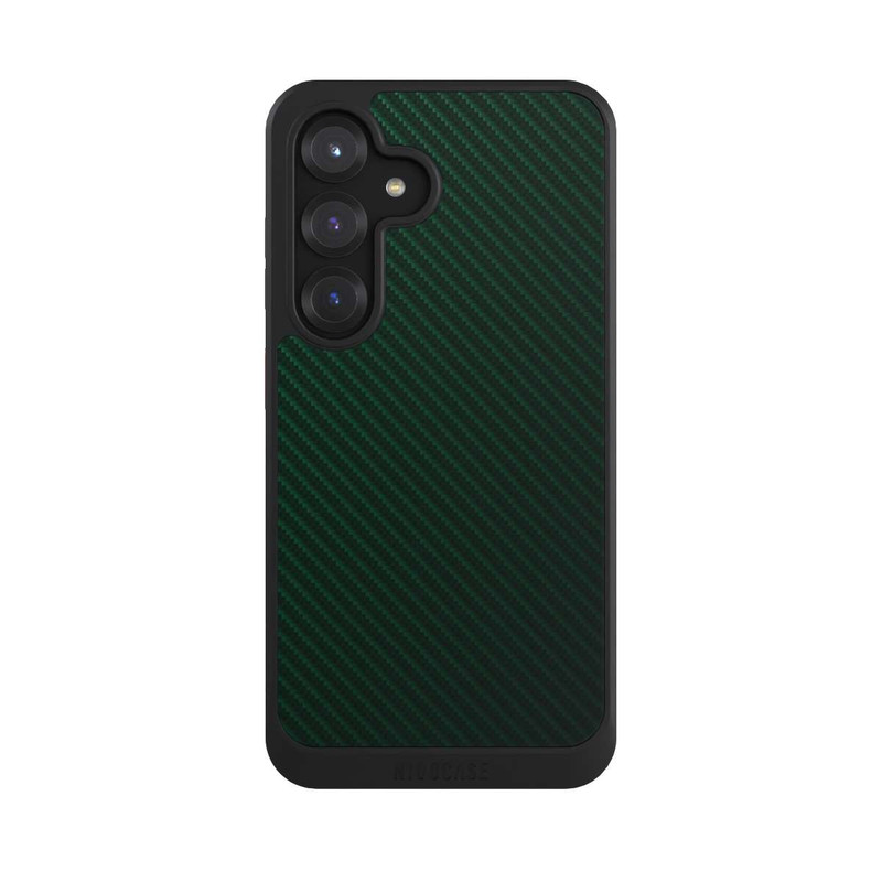 Galaxy S25 NIVOcore British Racing Green Carbon
