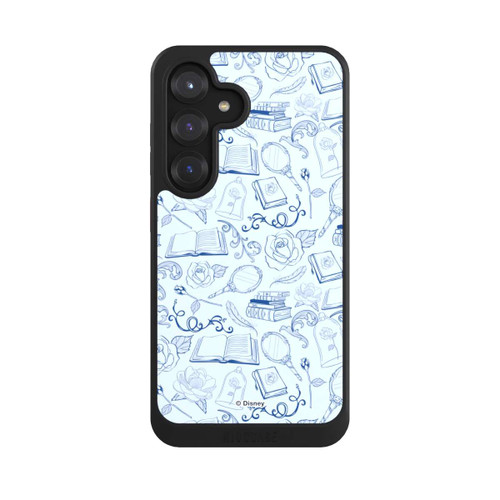 Samsung Galaxy S25 NIVOcore Beauty and Beast Pattern Blue