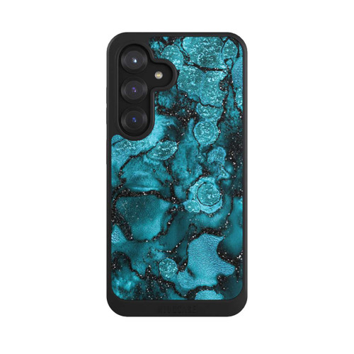 Samsung Galaxy S25 NIVOcore  Blauer Glitzerlook
