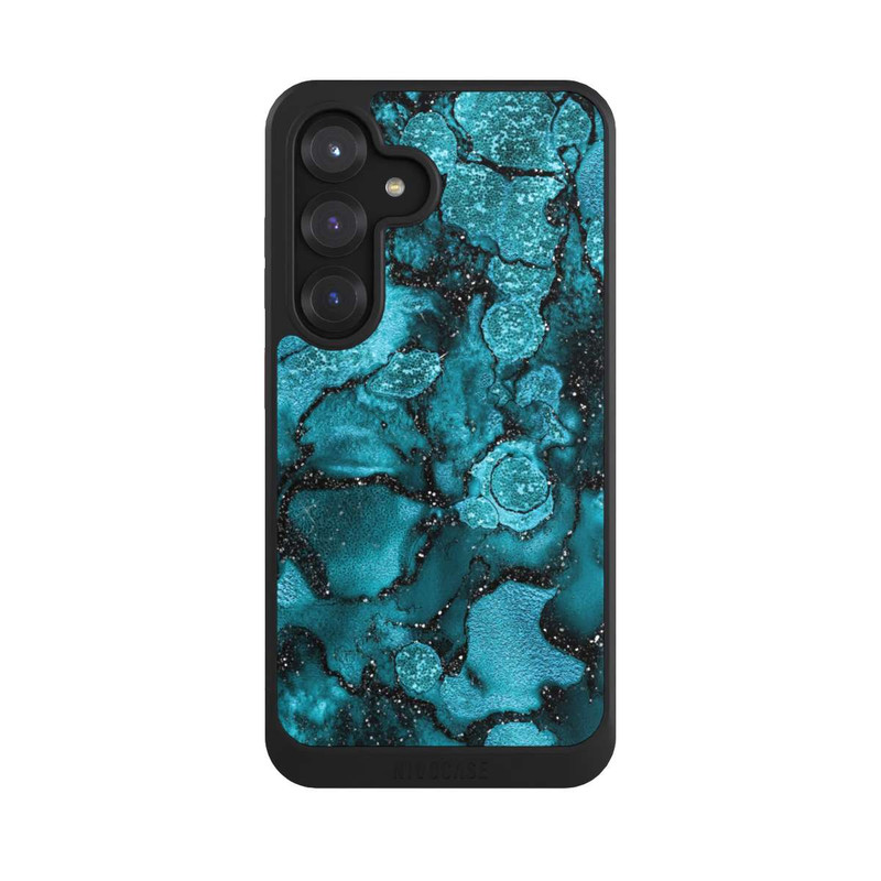 Galaxy S25 NIVOcore Paillettes Bleues