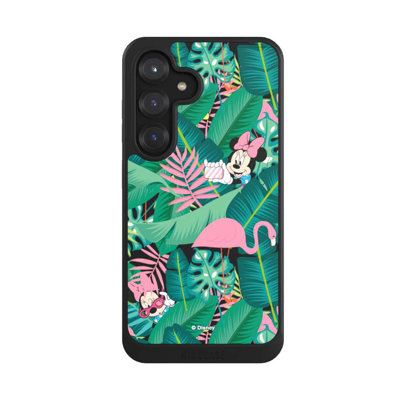 Galaxy S25 NIVOcore Minnie Summer Palm Leaves Transparent