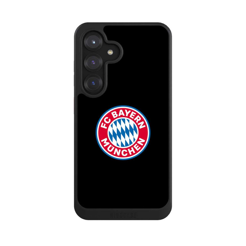 Galaxy S25 NIVOcore FCB Logo auf Schwarz