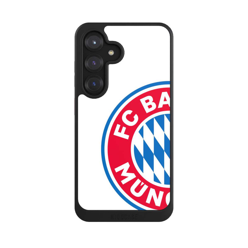 Galaxy S25 NIVOcore Großes FCB Logo Weiß