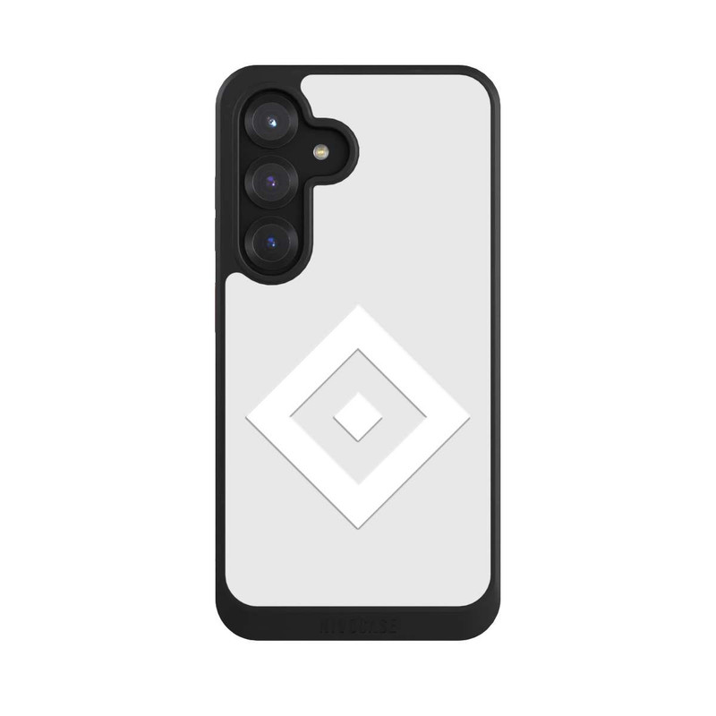Galaxy S25 NIVOcore Rauten Logo auf HSV Grau