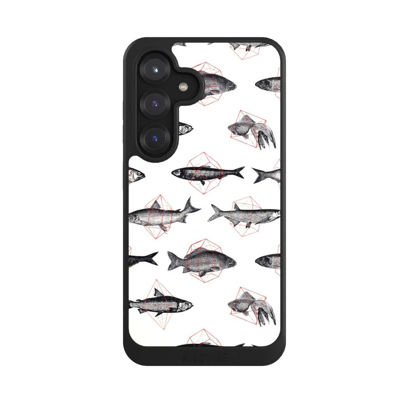 Galaxy S25 NIVOcore Fishes in Geometrics