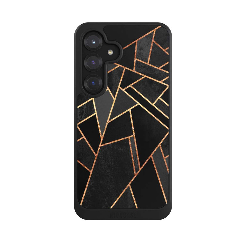 Galaxy S25 NIVOcore Black Night Gold Print
