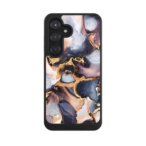 Samsung Galaxy S25 NIVOcore Verträumte Tinte Grau-Golddruck