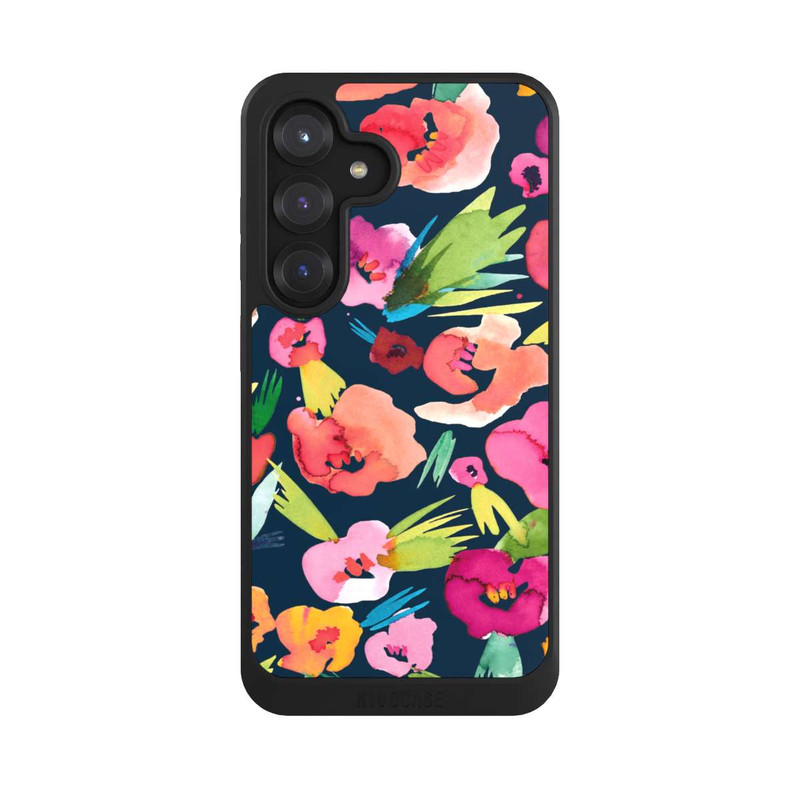 Galaxy S25 NIVOcore tropische Blumen aquarell