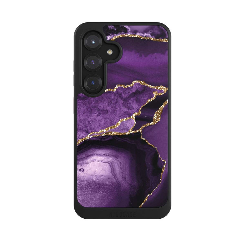 Galaxy S25 NIVOcore Lila Marmor Landschaft