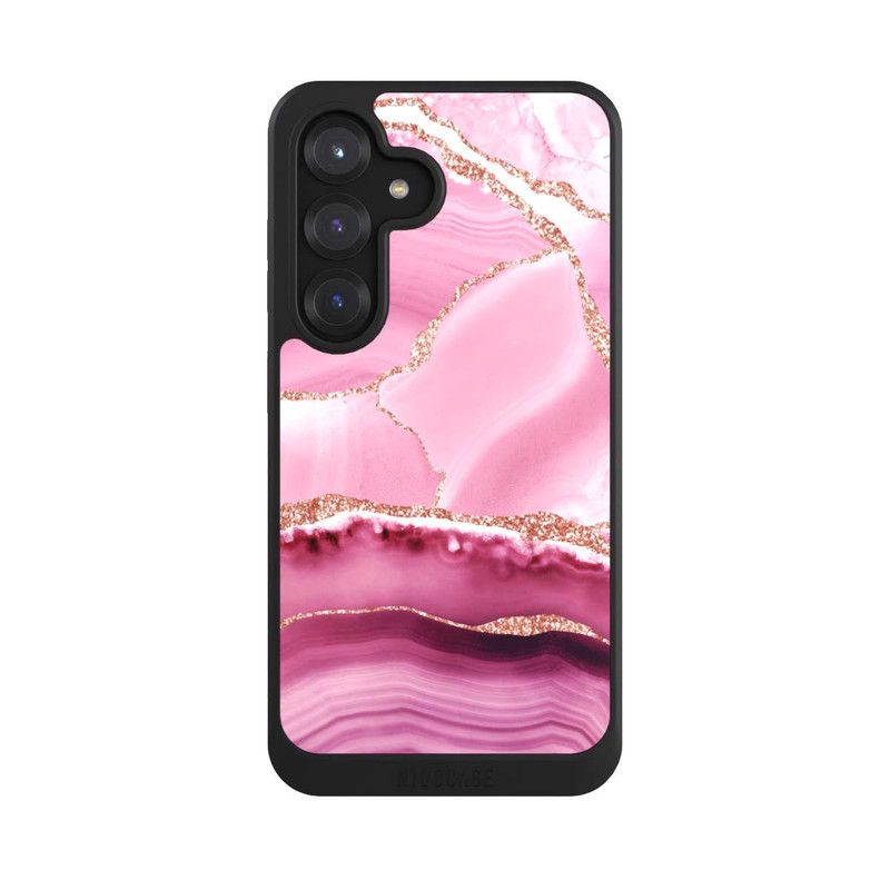 Galaxy S25 NIVOcore Meerjungfrauen Pink Marmor