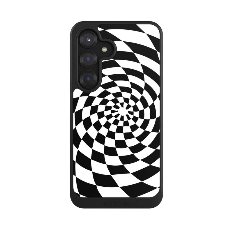 Galaxy S25 NIVOcore Schwarz-Weiß Illusion