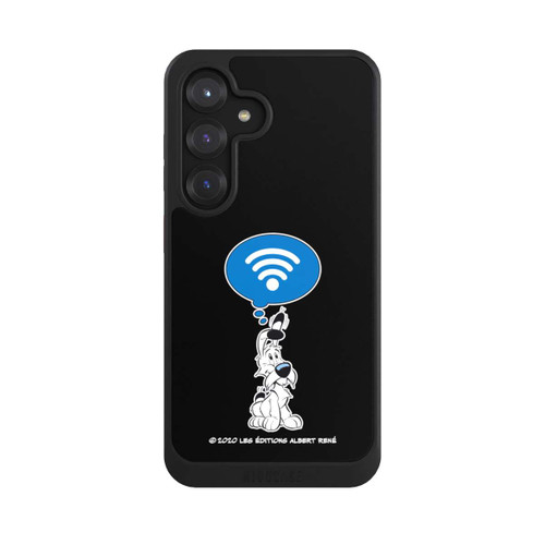 Samsung Galaxy S25 NIVOcore Idéfix WI-FI Sur Fond Noir