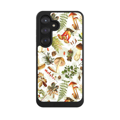 Samsung Galaxy S25 NIVOcore Mushroom Pattern White