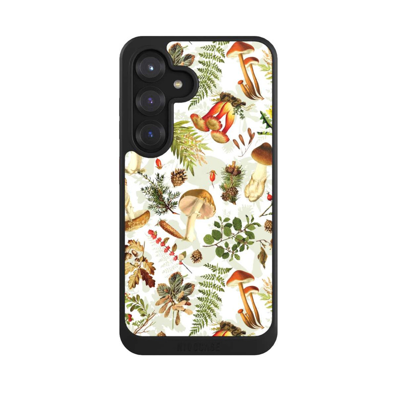 Galaxy S25 NIVOcore Pilzmuster Weiß