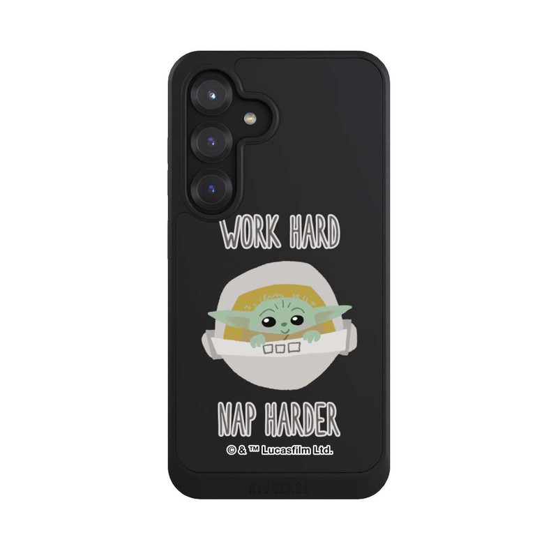 Galaxy S25 NIVOcore The Child Work Hard Nap Harder Transparent