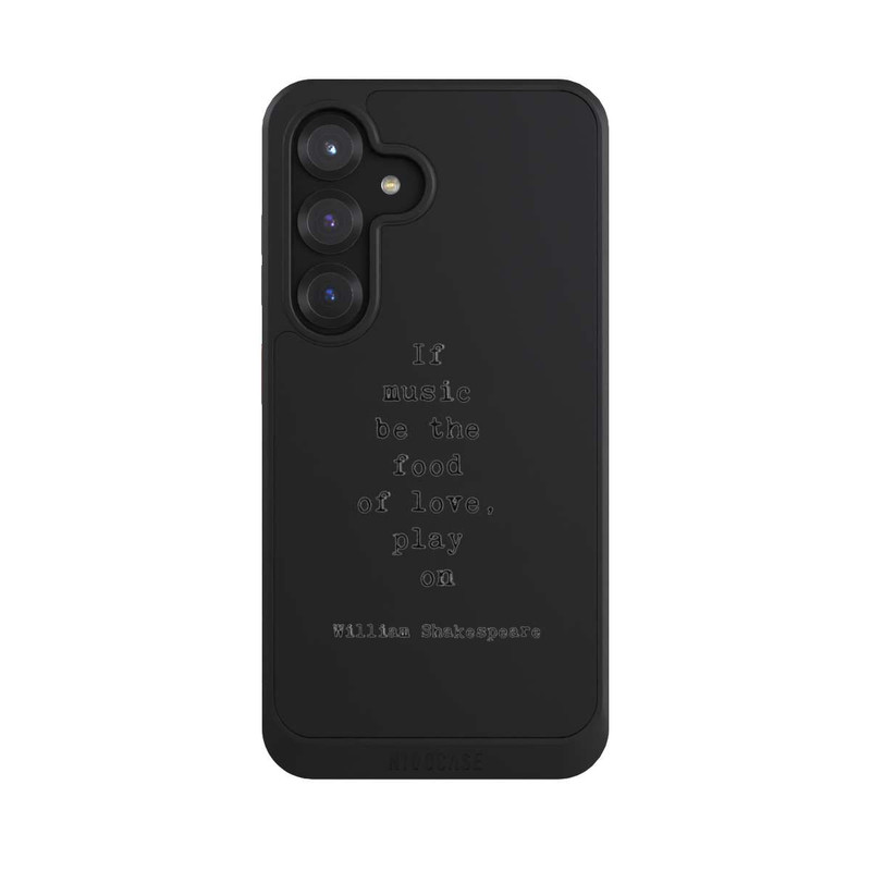Galaxy S25 NIVOcore Shakespeare Music Food Transparent