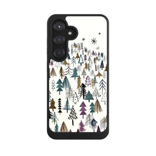 Samsung Galaxy S25 NIVOcore Mountain Trees Forest Purple