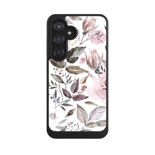 Samsung Galaxy S25 NIVOcore Aquarell braune Rosenblüten
