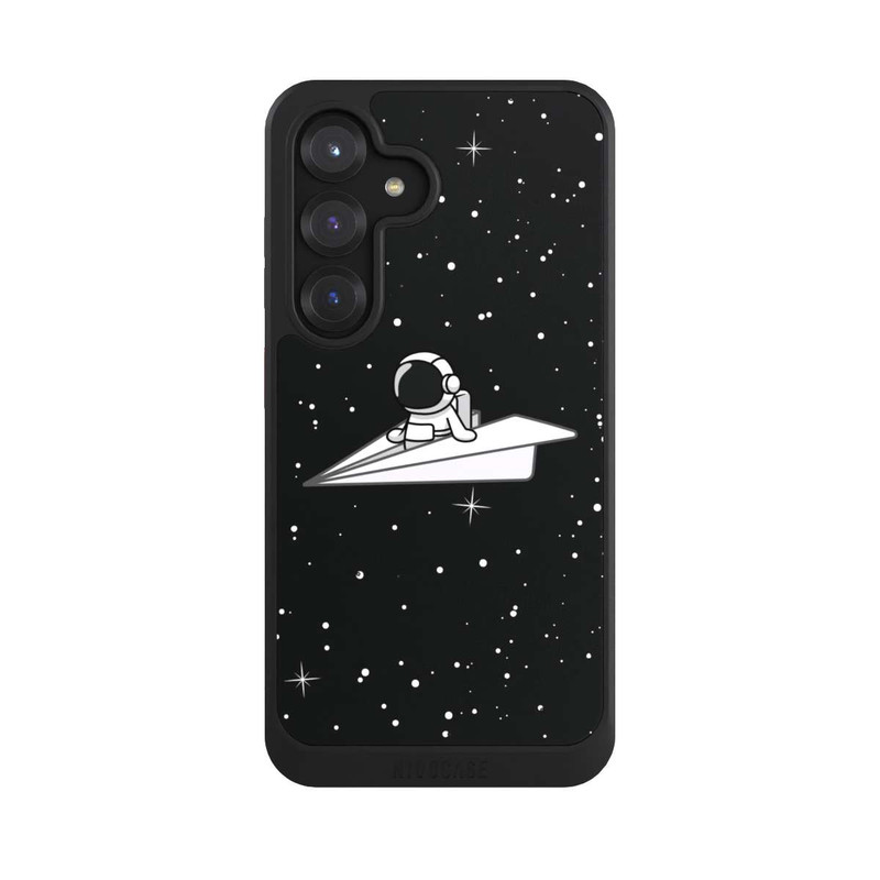 Galaxy S25 NIVOcore Astronaut Paper Plane Comic