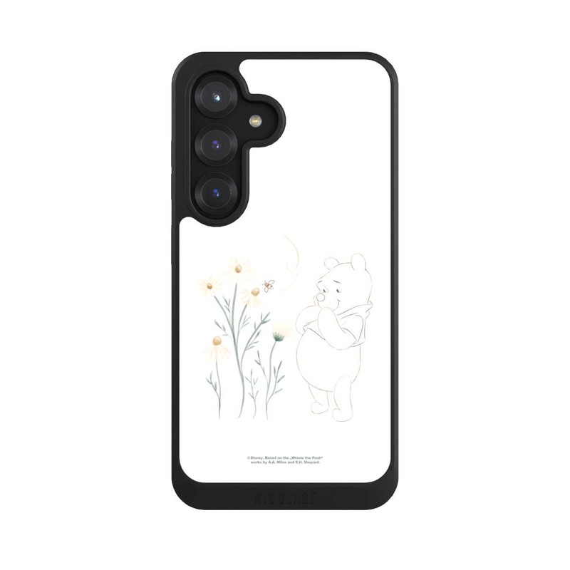 Galaxy S25 NIVOcore Winnie Puuh sieht sich Gänseblümchen an