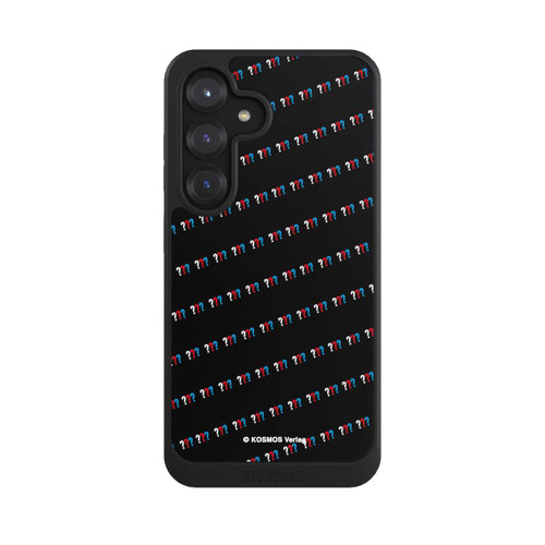 Samsung Galaxy S25 NIVOcore Drei Fragezeichen Muster Schräg