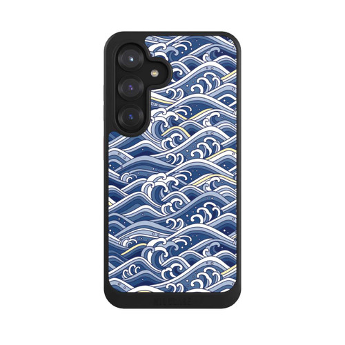 Samsung Galaxy S25 NIVOcore Vagues bleues kanagawa