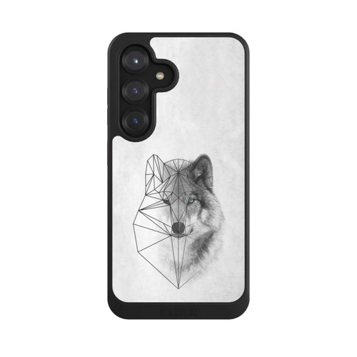 Samsung Galaxy S25 NIVOcore Polygonaler Wolf