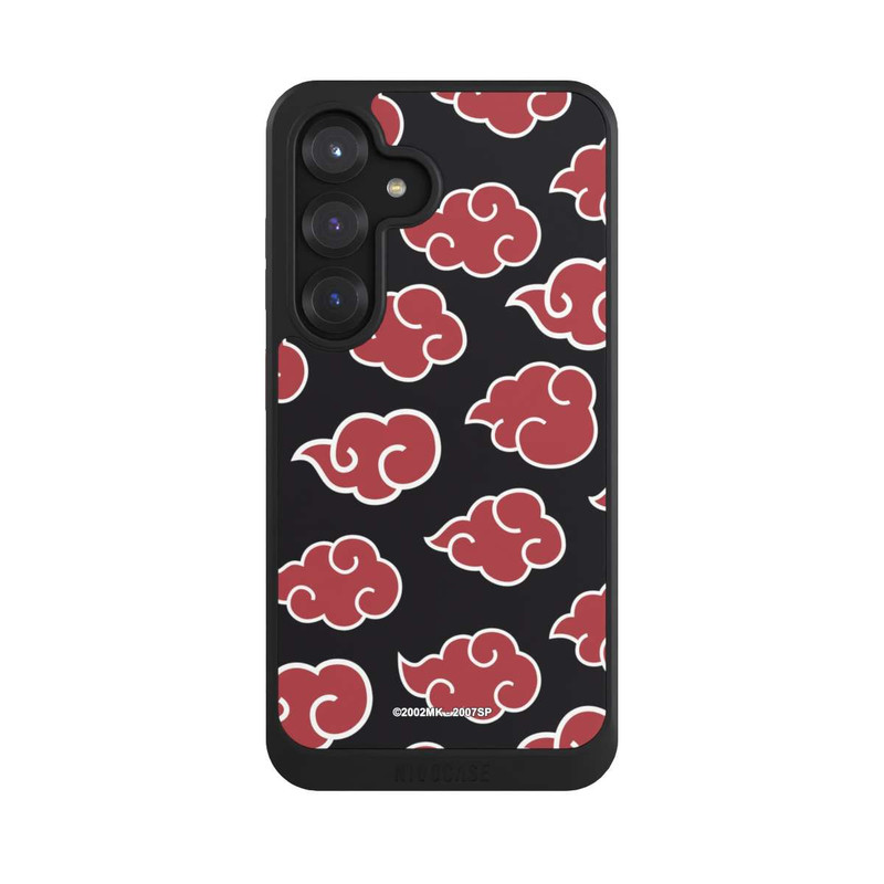 Galaxy S25 NIVOcore Akatsuki Pattern Black Big