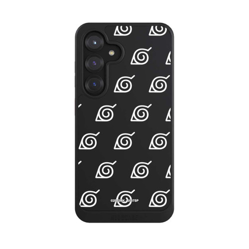 Samsung Galaxy S25 NIVOcore white Konoha-Pattern Transparent