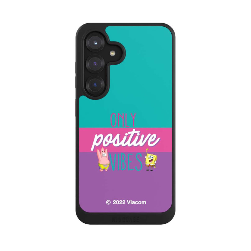 Galaxy S25 NIVOcore  Spongebob - Only Positive Vibes