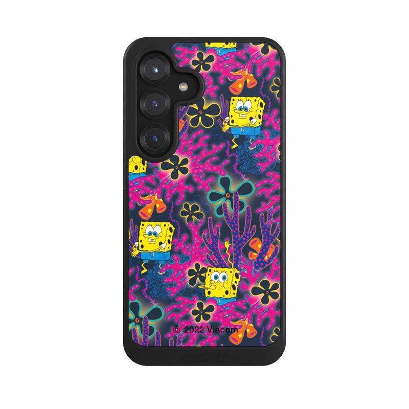 Galaxy S25 NIVOcore Spongebob - Coral Muster