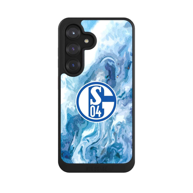 Galaxy S25 NIVOcore Schalke 04 Flüssig Blau