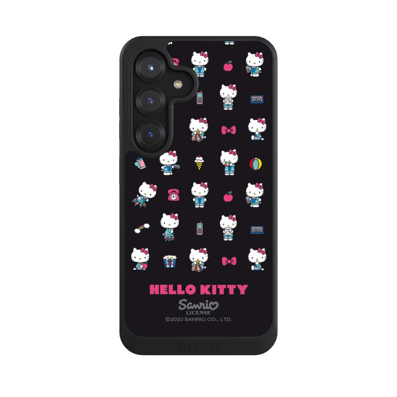 Galaxy S25 NIVOcore Hello Kitty 90s Schwarz