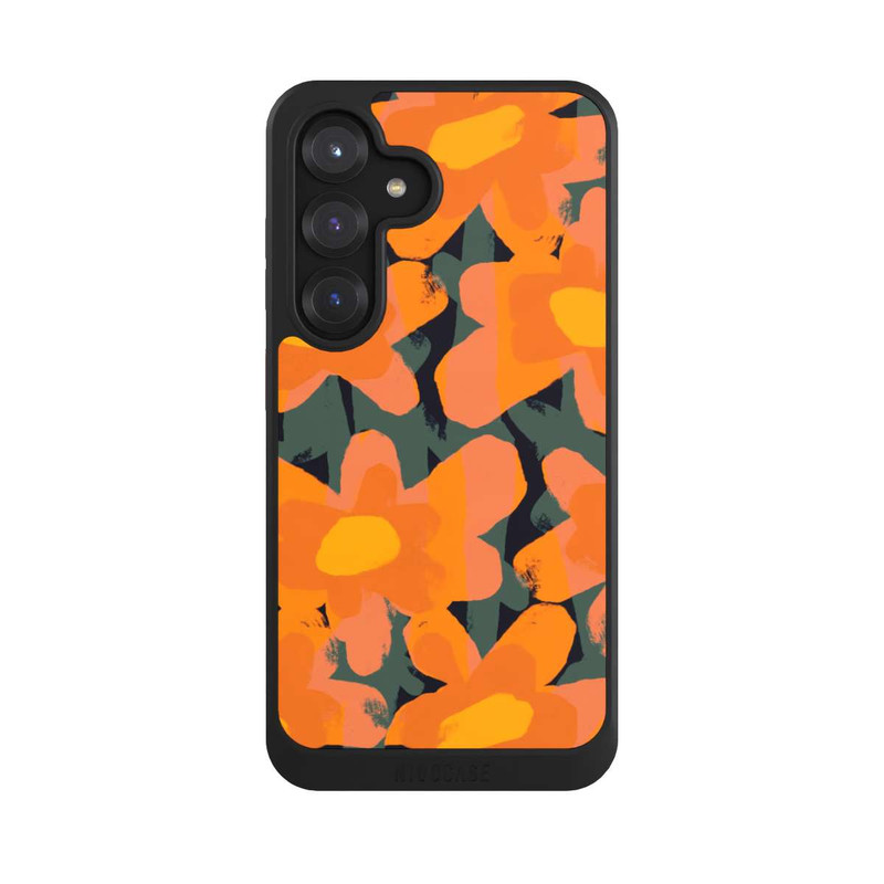 Galaxy S25 NIVOcore Prairie Fleurie Orange